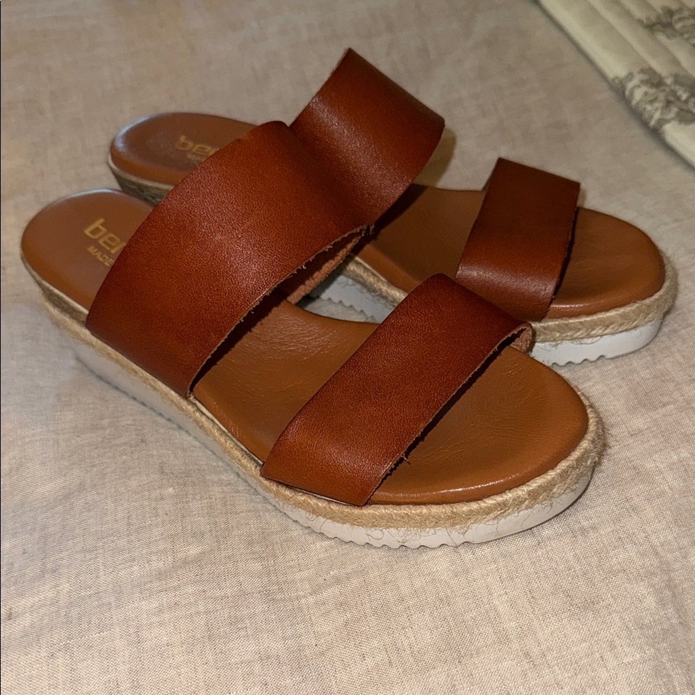 Brown Leather Women's Sandals